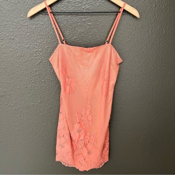 NWT Show Me Your Mumu Super Slip Dress in Coral Peach | size XS - Picture 2 of 8